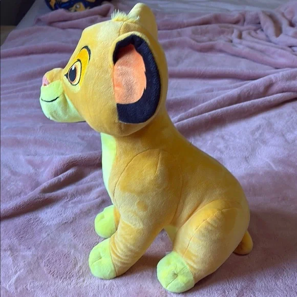Disney Yellow Plush Lion Stuffed Animal - Picture 3 of 4